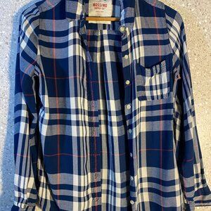 Mossimo Plaid Long-Sleeve Shirt – Size M ✨